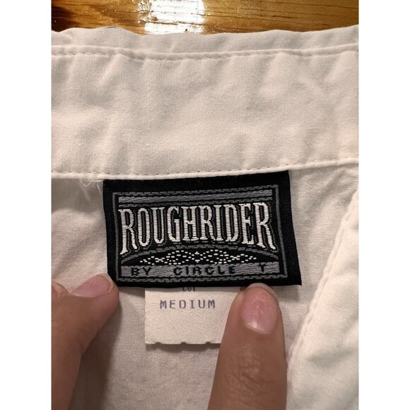 Vtg Rough Rider Circle T Women's Medium Western Shirt‎ Button Southwestern Aztec - Picture 3 of 13